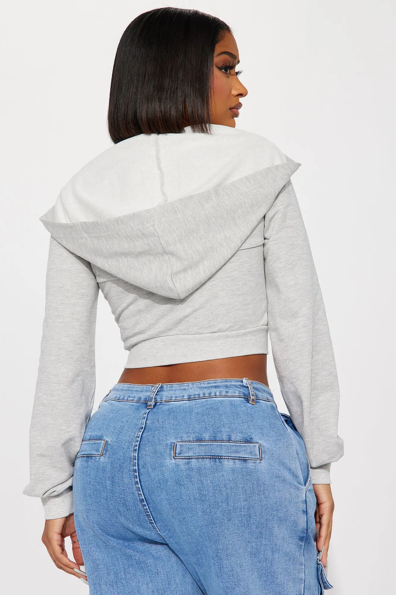 Adina Lounge Hoodie - Heather Grey