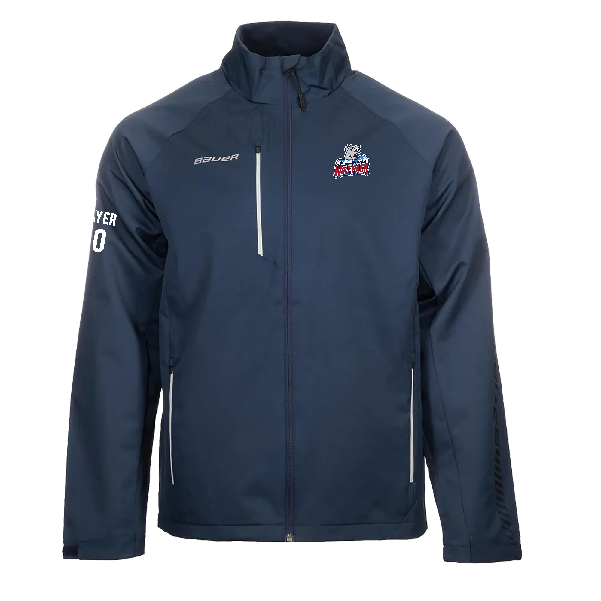 Bauer S24 Youth Lightweight Warm Up Jacket - Hartford Jr. Wolfpack Girls