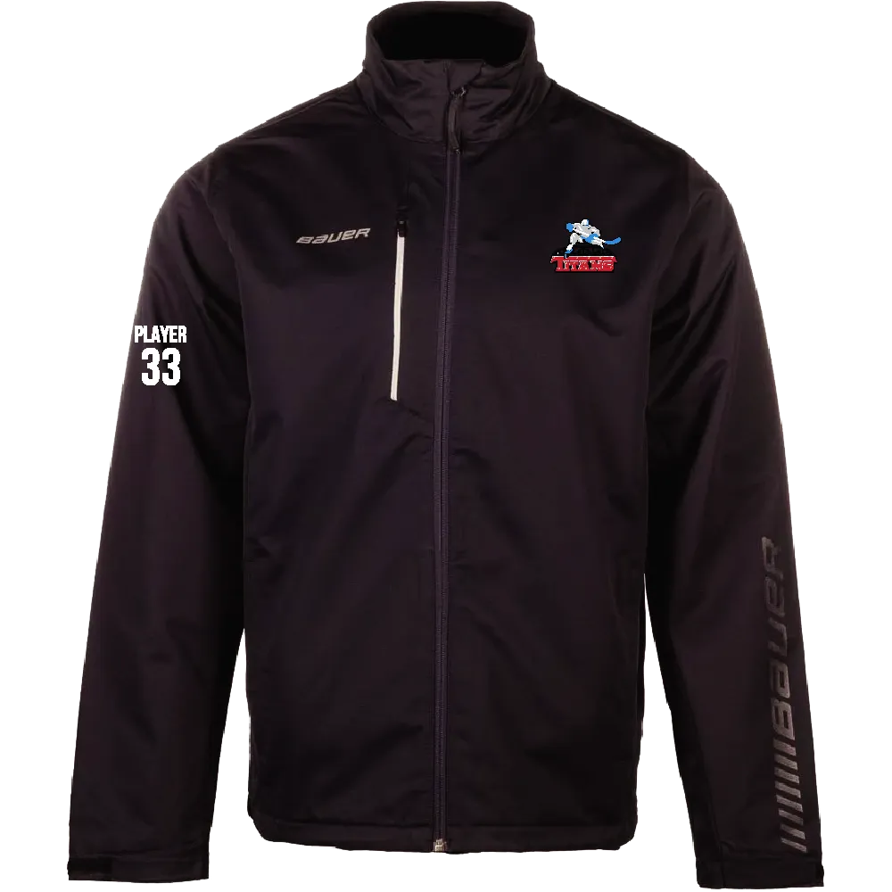 Bauer S24 Youth Lightweight Warm Up Jacket - NJ Titans
