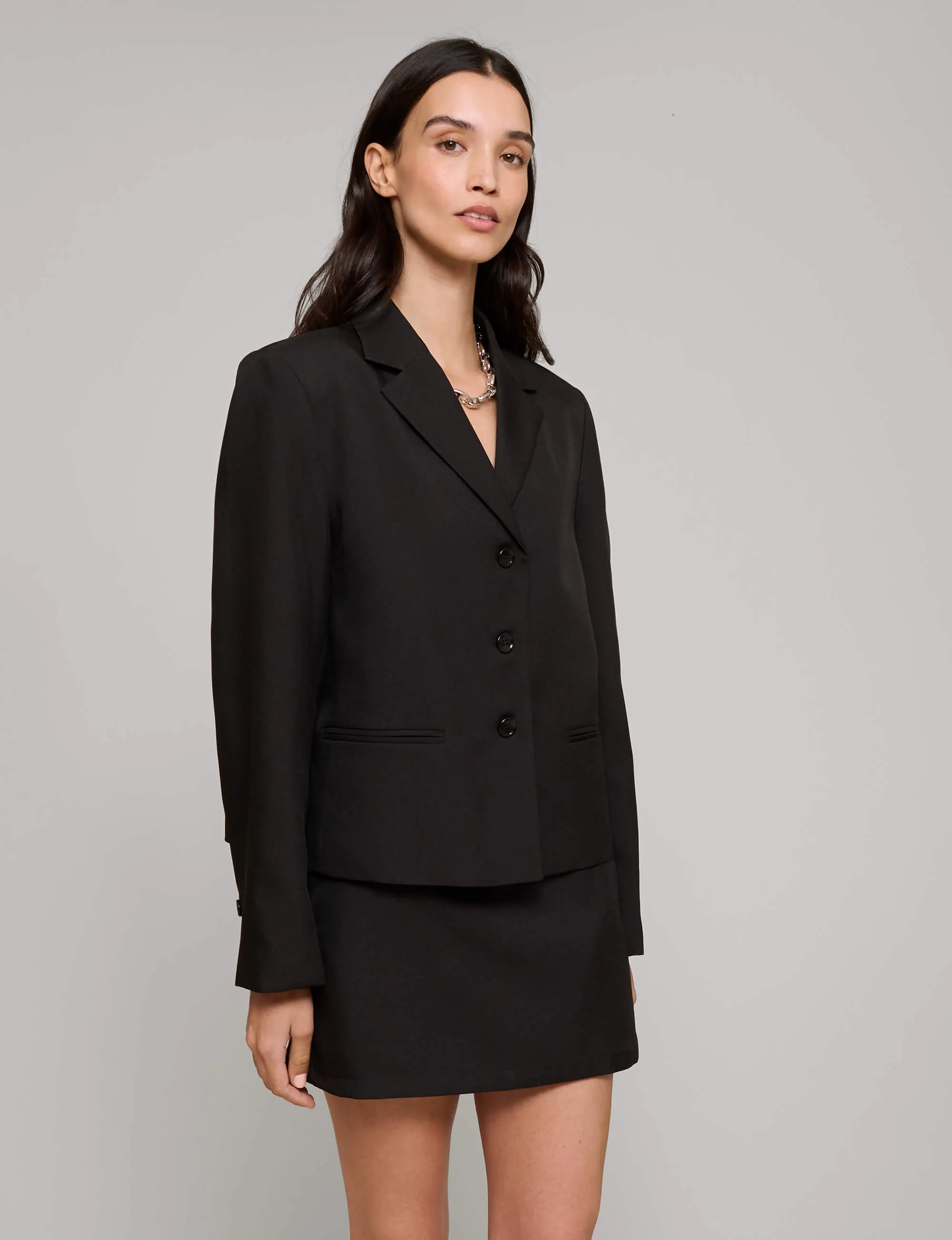 Black Short Suit Jacket