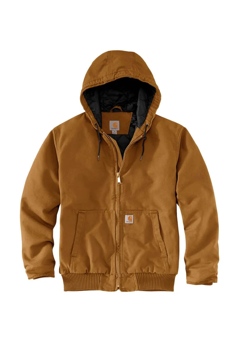 Carhartt&#x20;Work&#x20;Jacket&#x20;Duck&#x20;Active&#x20;Hooded&#x20;104050&#x20;-&#x20;Brown