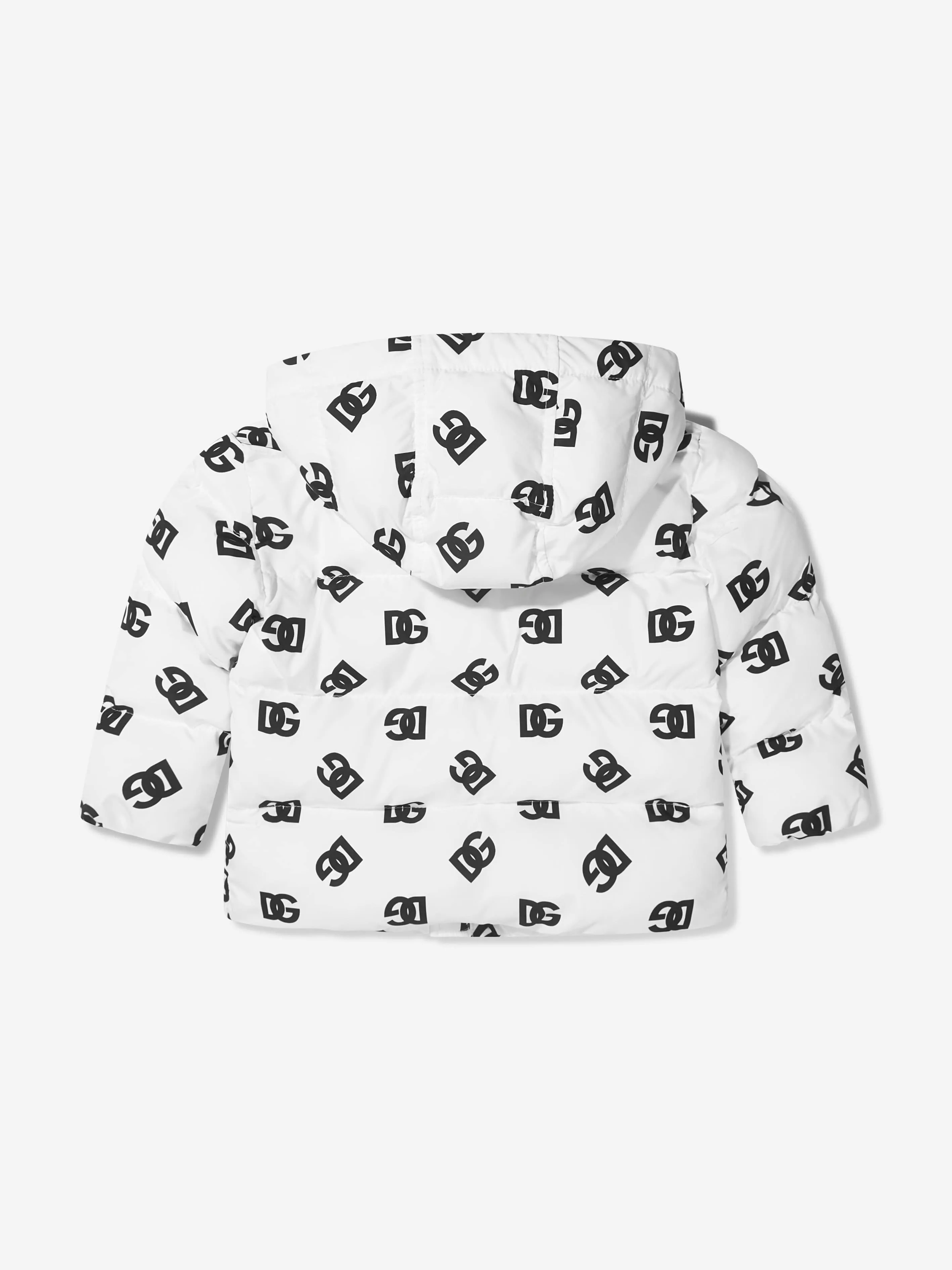 Dolce & Gabbana Baby All Over Logo Down Padded Jacket