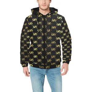EXCELLENCE Men's Padded Hooded Jacket
