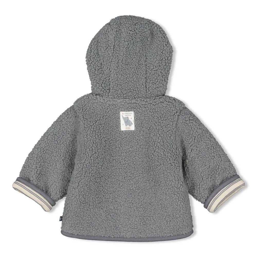 FOREVER BESTIE - Reversible Bouclé Teddy Jacket