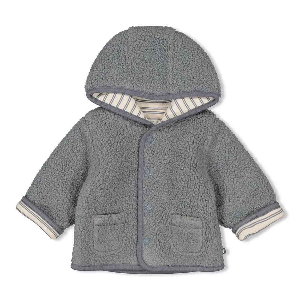 FOREVER BESTIE - Reversible Bouclé Teddy Jacket