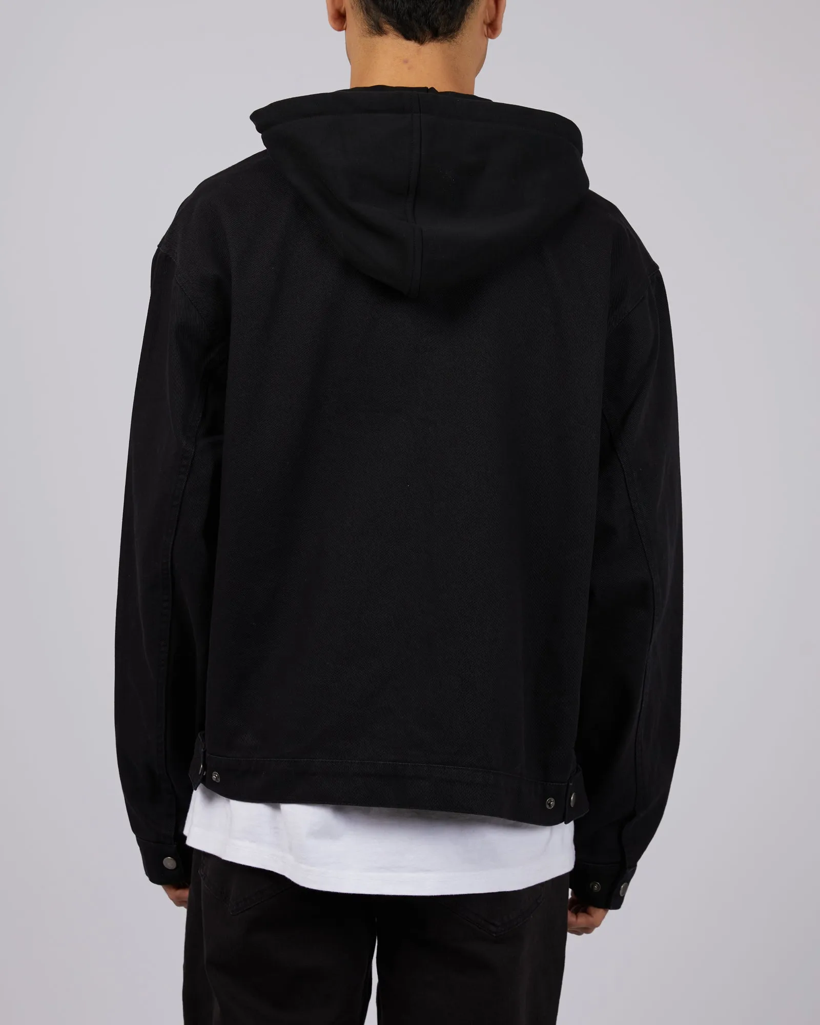 Grid Jacket Washed Black