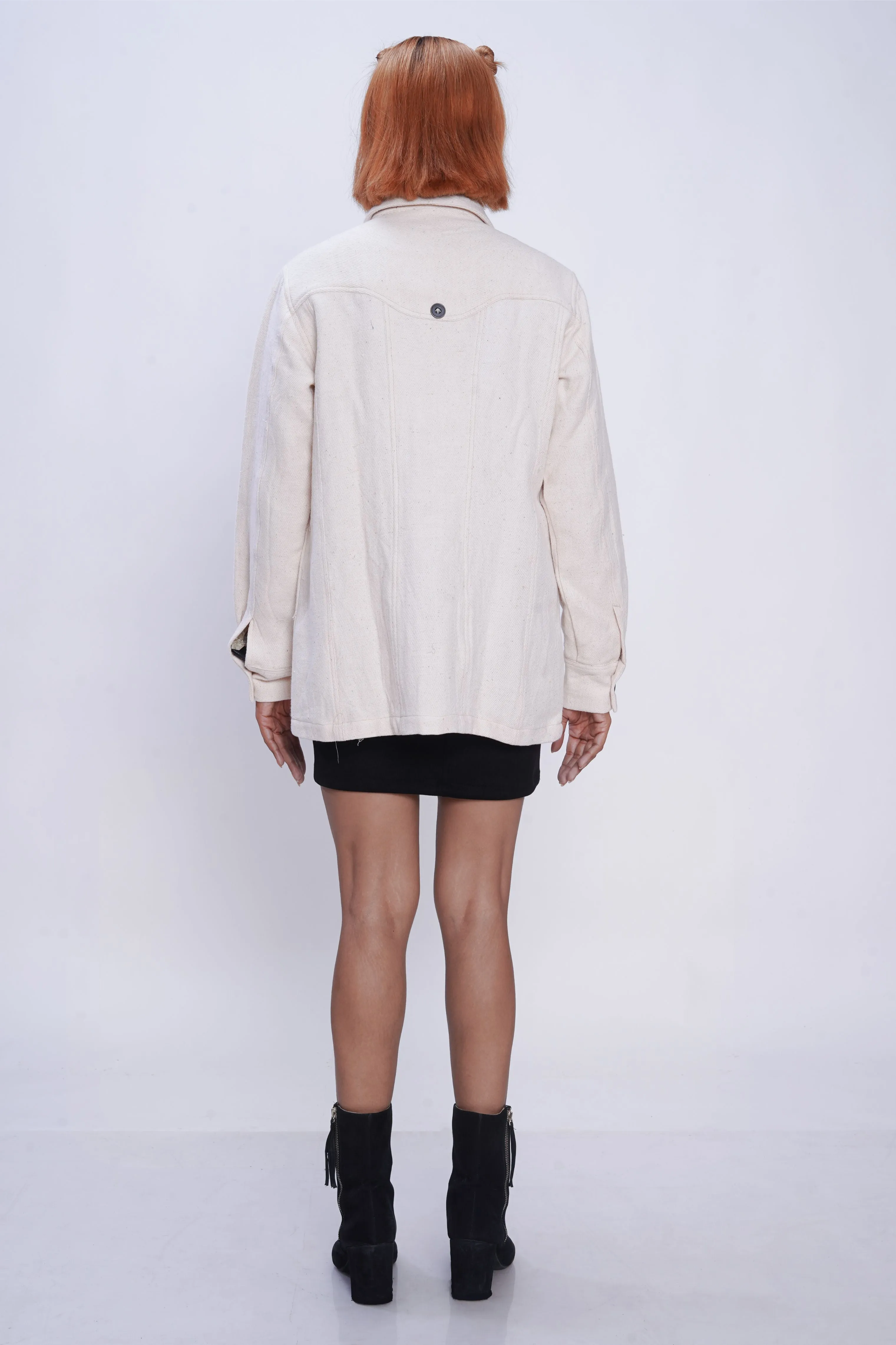 Kala cotton denim jacket for women