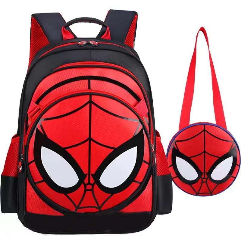 Kids Basic Spiderman School Backpacks -Blue Book Bags For Boys Girls Affordable Design