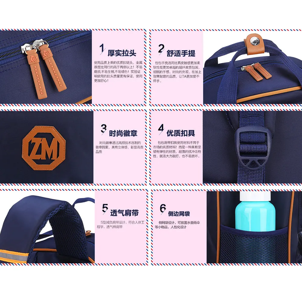 Kids Primary Backpack Teens Cool Large Capacity Bookbag Lightweight Back to School Daypack