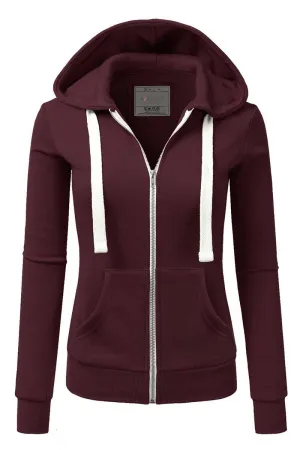 Lightweight Thin Zip-Up Hoodie Jacket