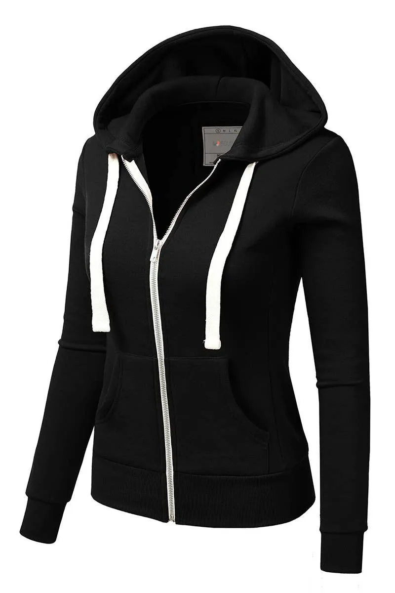 Lightweight Thin Zip-Up Hoodie Jacket