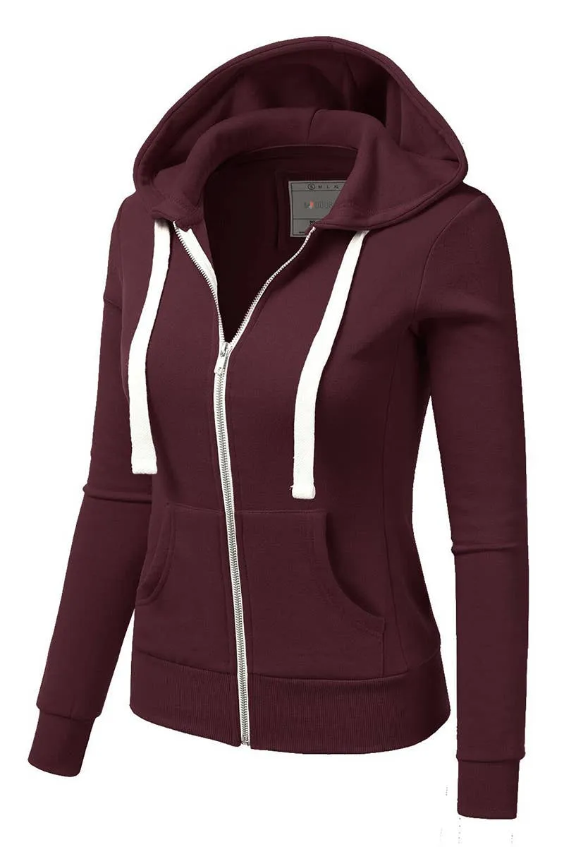 Lightweight Thin Zip-Up Hoodie Jacket