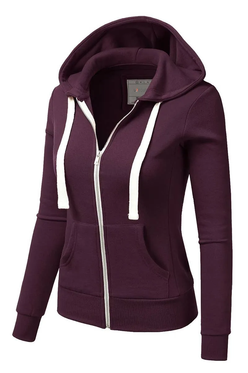 Lightweight Thin Zip-Up Hoodie Jacket