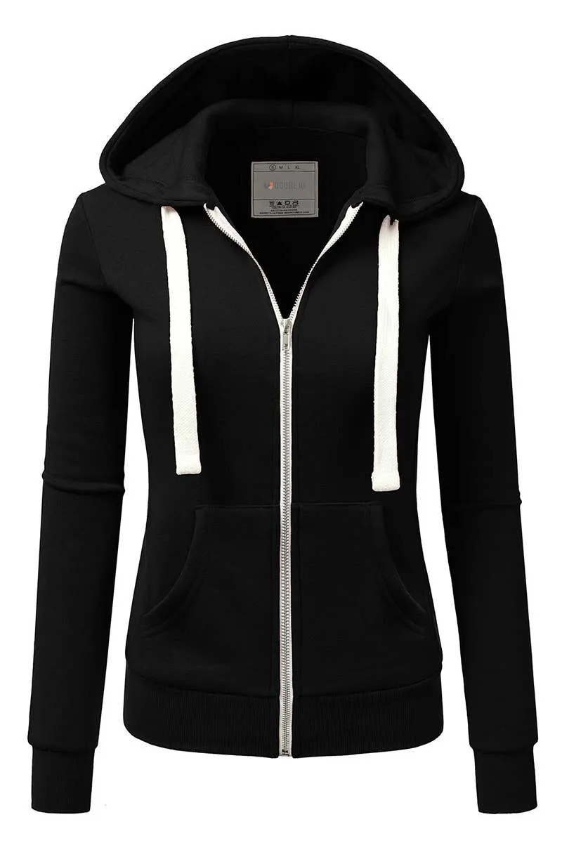 Lightweight Thin Zip-Up Hoodie Jacket