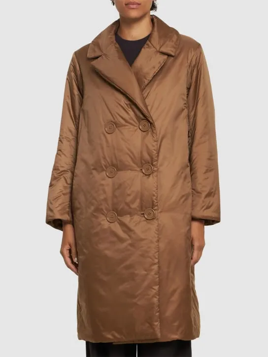 Max Mara   Greenco padded waterproof long jacket 