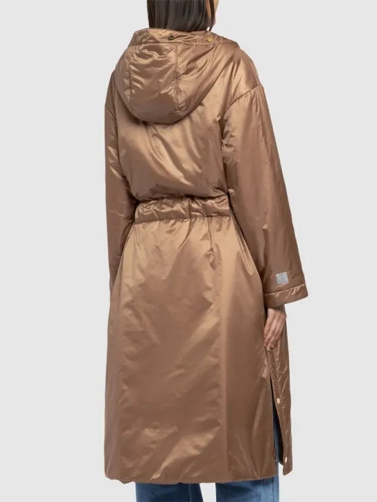 Max Mara   Greenpa padded waterproof long jacket 