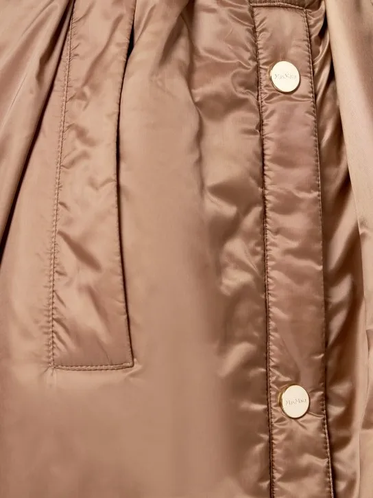 Max Mara   Greenpa padded waterproof long jacket 