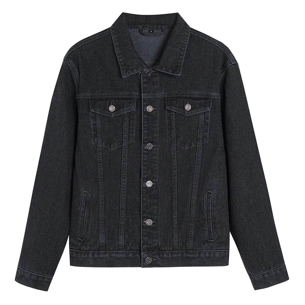 Mens Number 1944 Graphic Button Up Denim Jacket