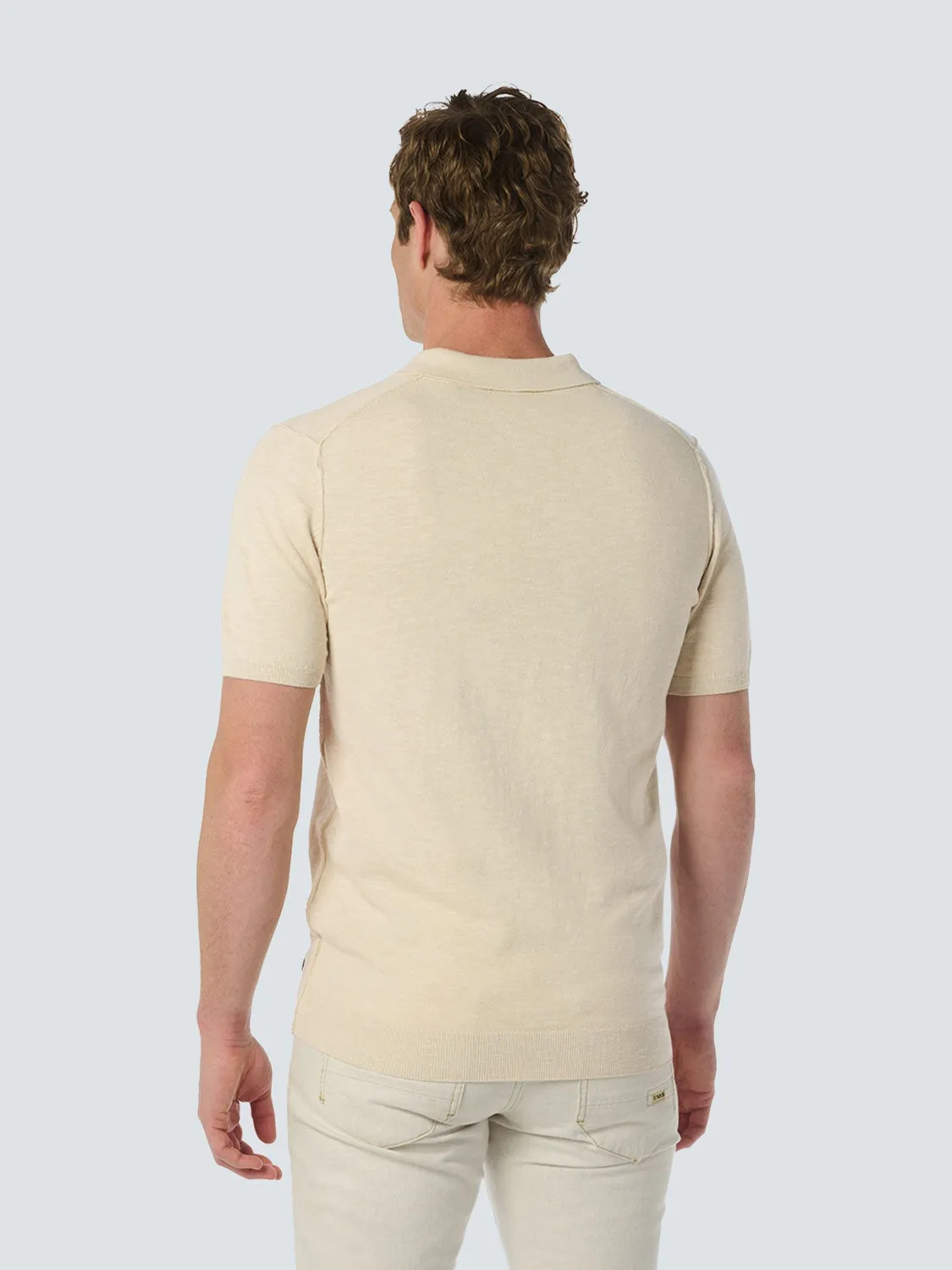 Modern Zip-Collar Polo – Timeless Style | Cement