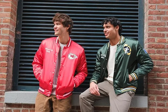 NFL Official Adults Supreme Satin Heritage Jacket|New York Jets