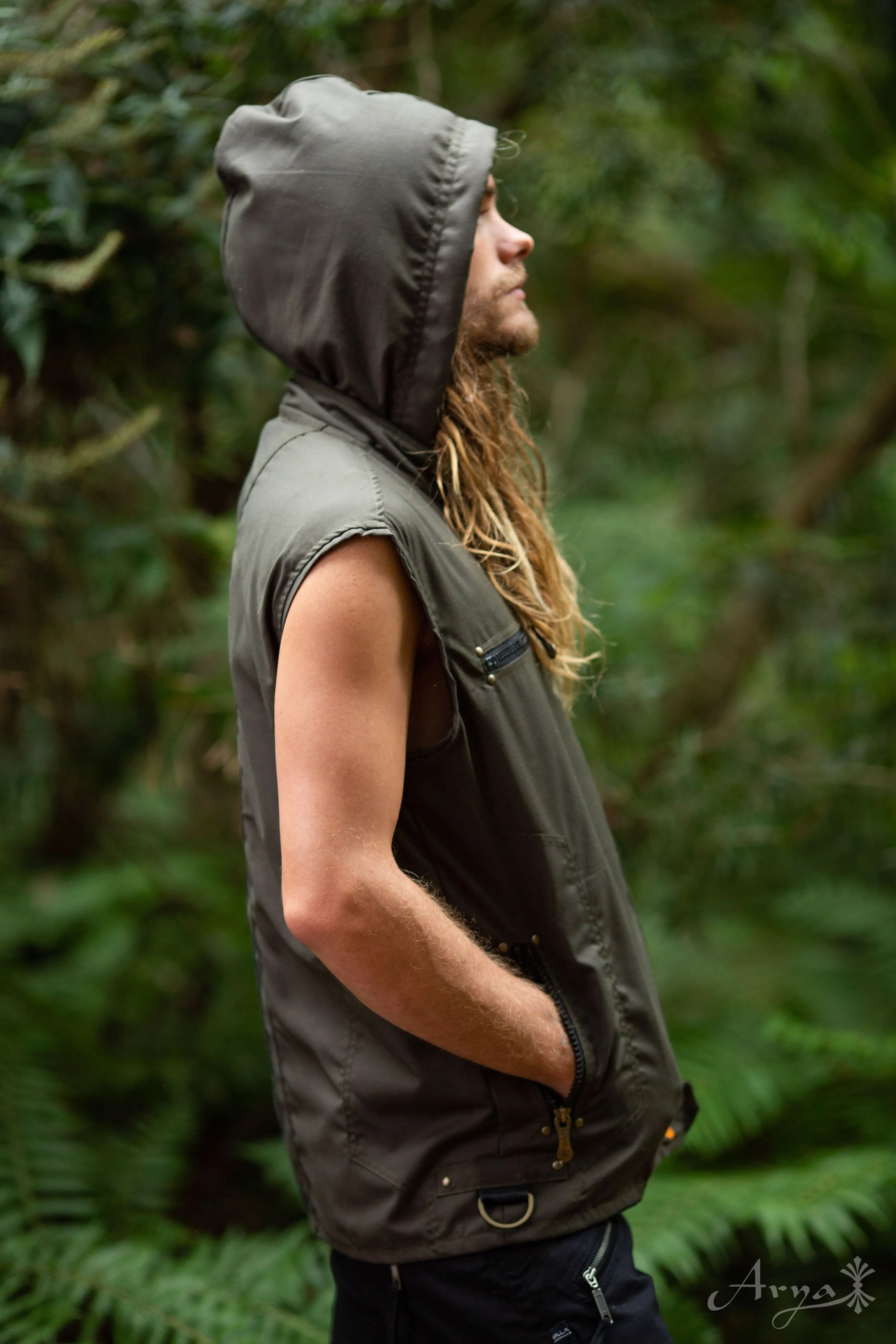 Pleiadian Vest - Olive