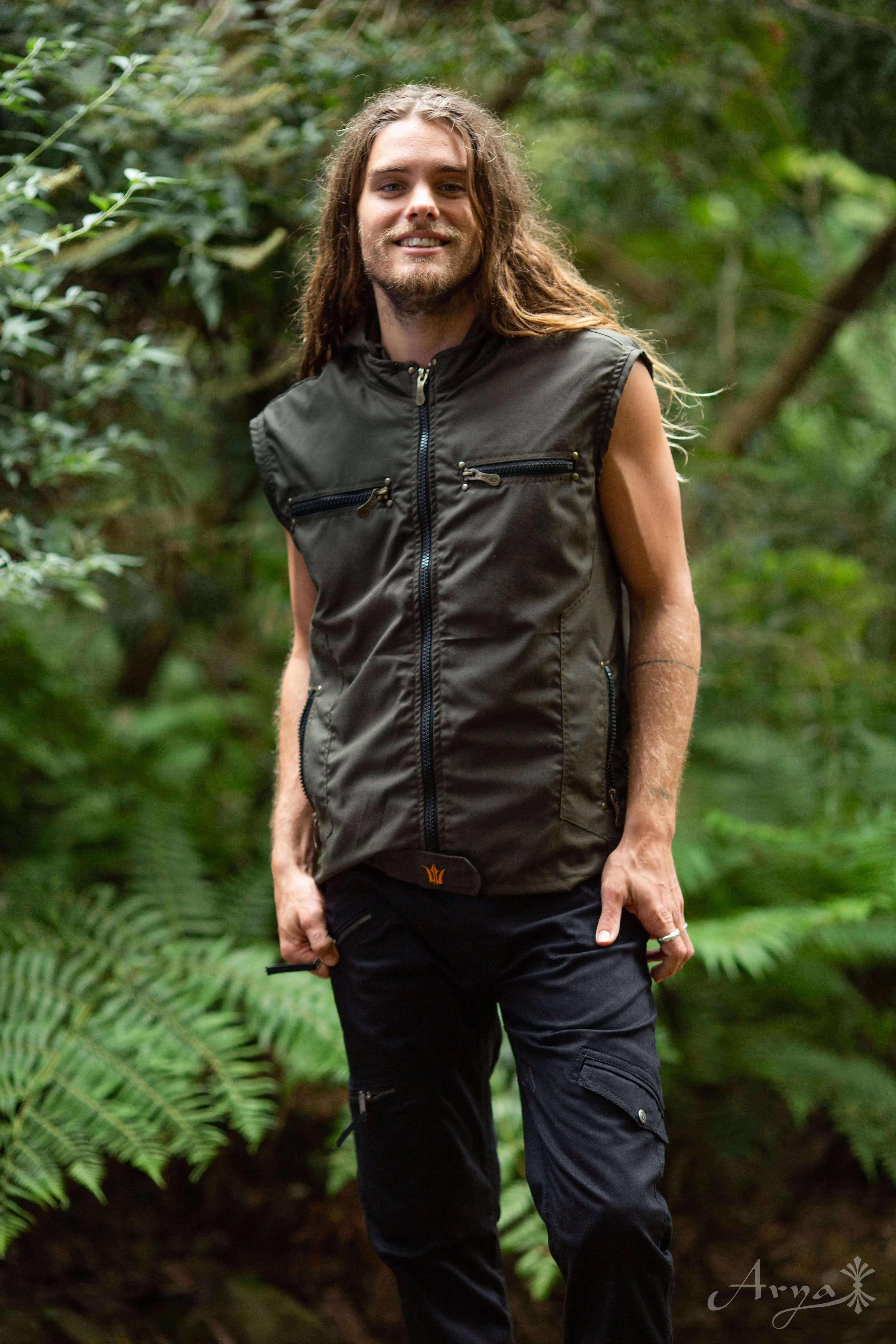 Pleiadian Vest - Olive