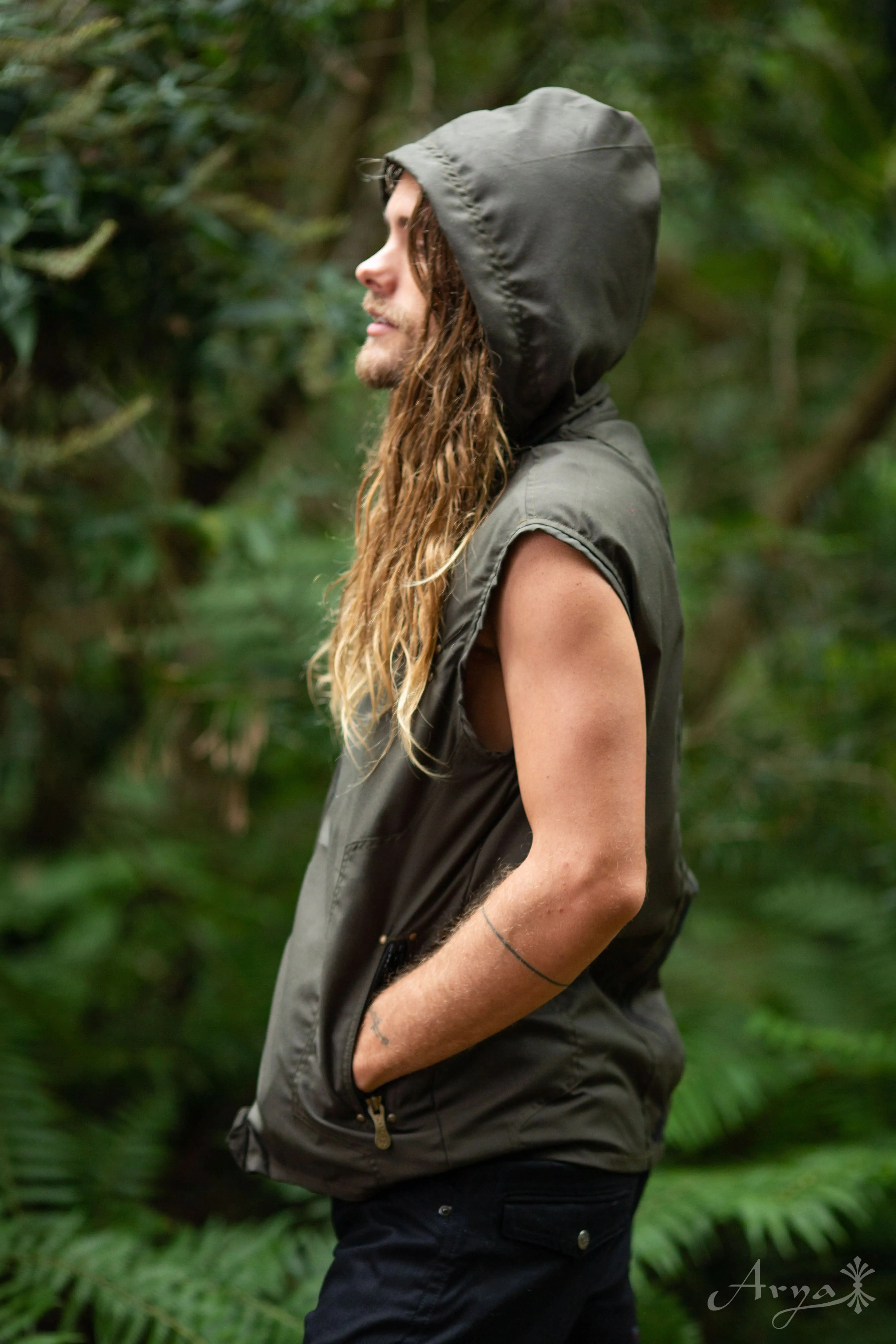 Pleiadian Vest - Olive
