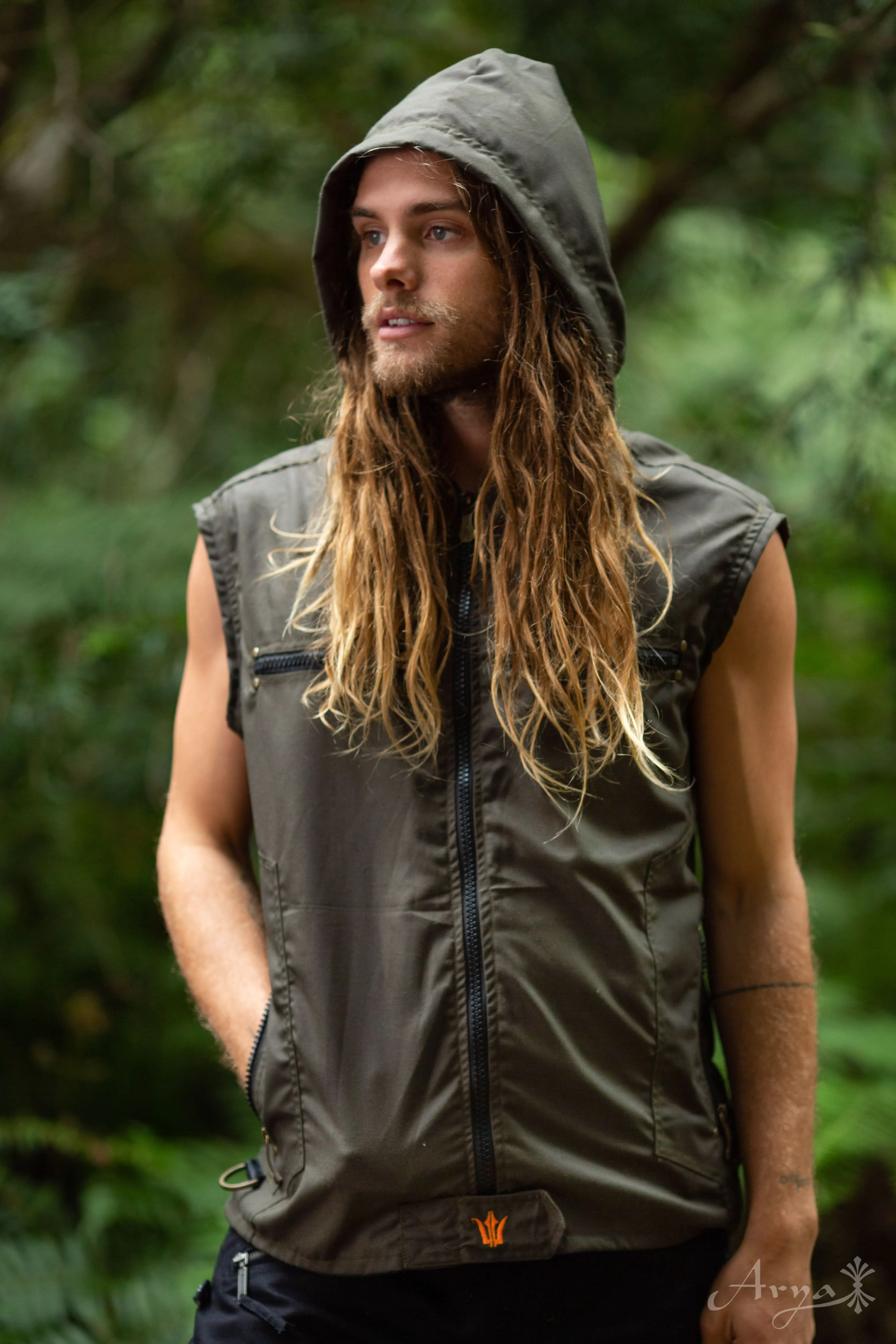 Pleiadian Vest - Olive