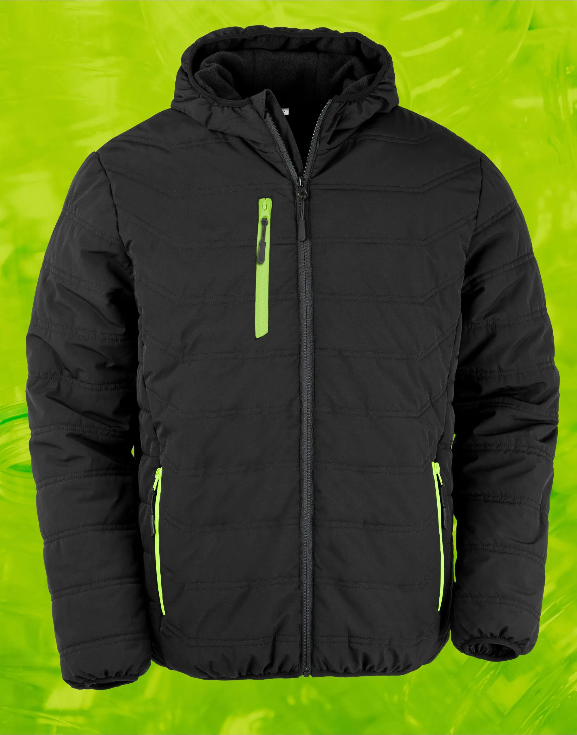 R240X Result Black Compass Padded Winter Jkt