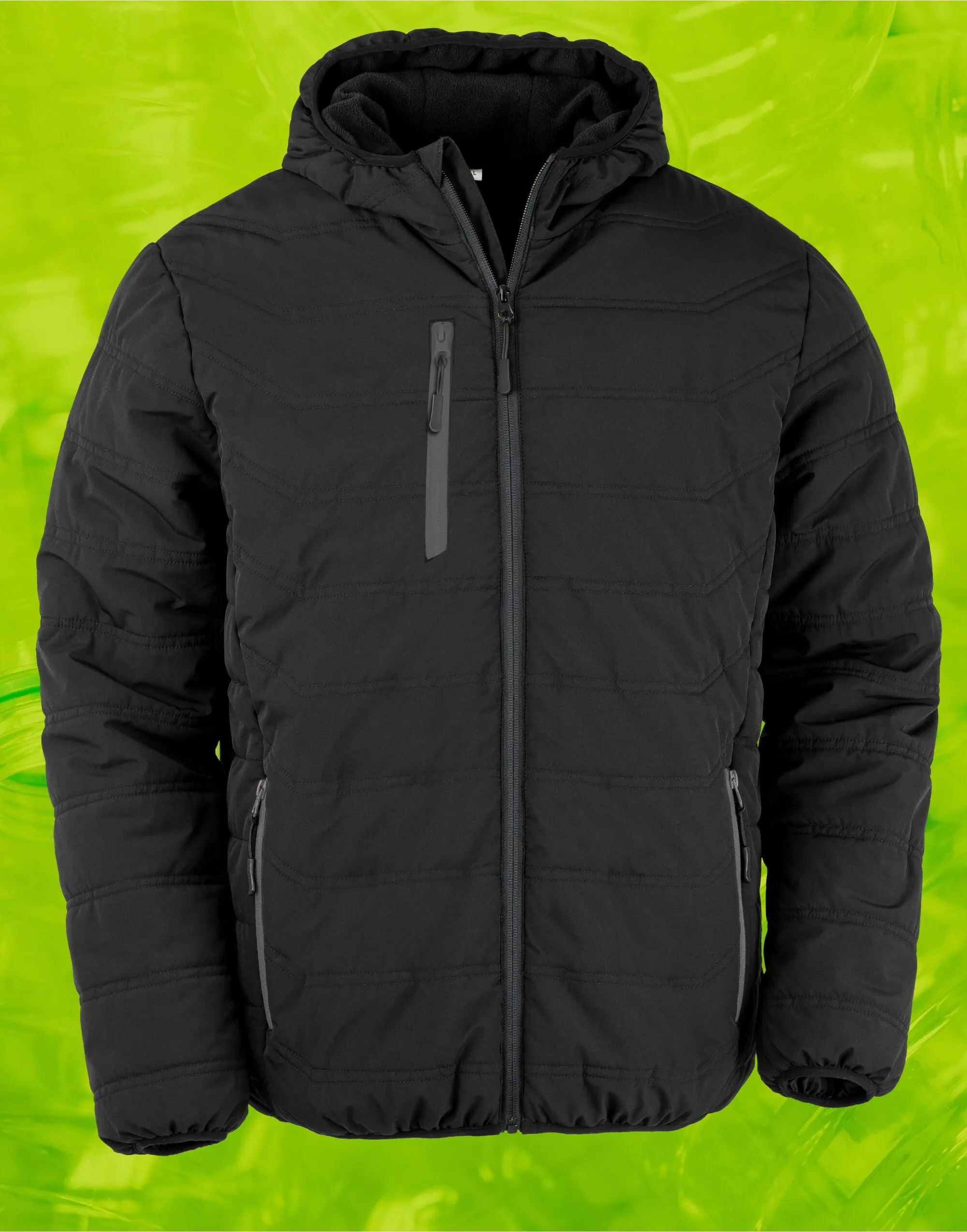 R240X Result Black Compass Padded Winter Jkt