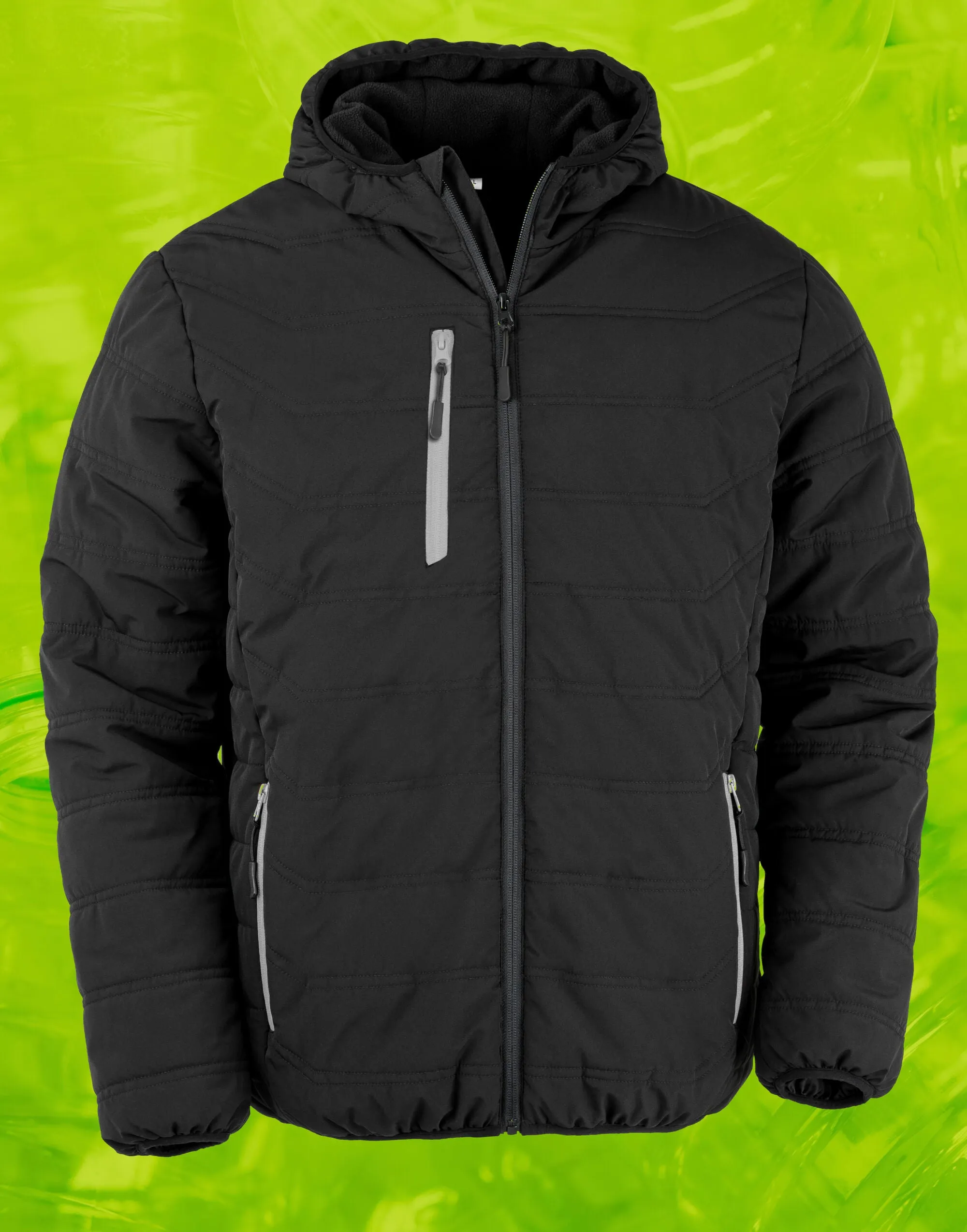R240X Result Black Compass Padded Winter Jkt