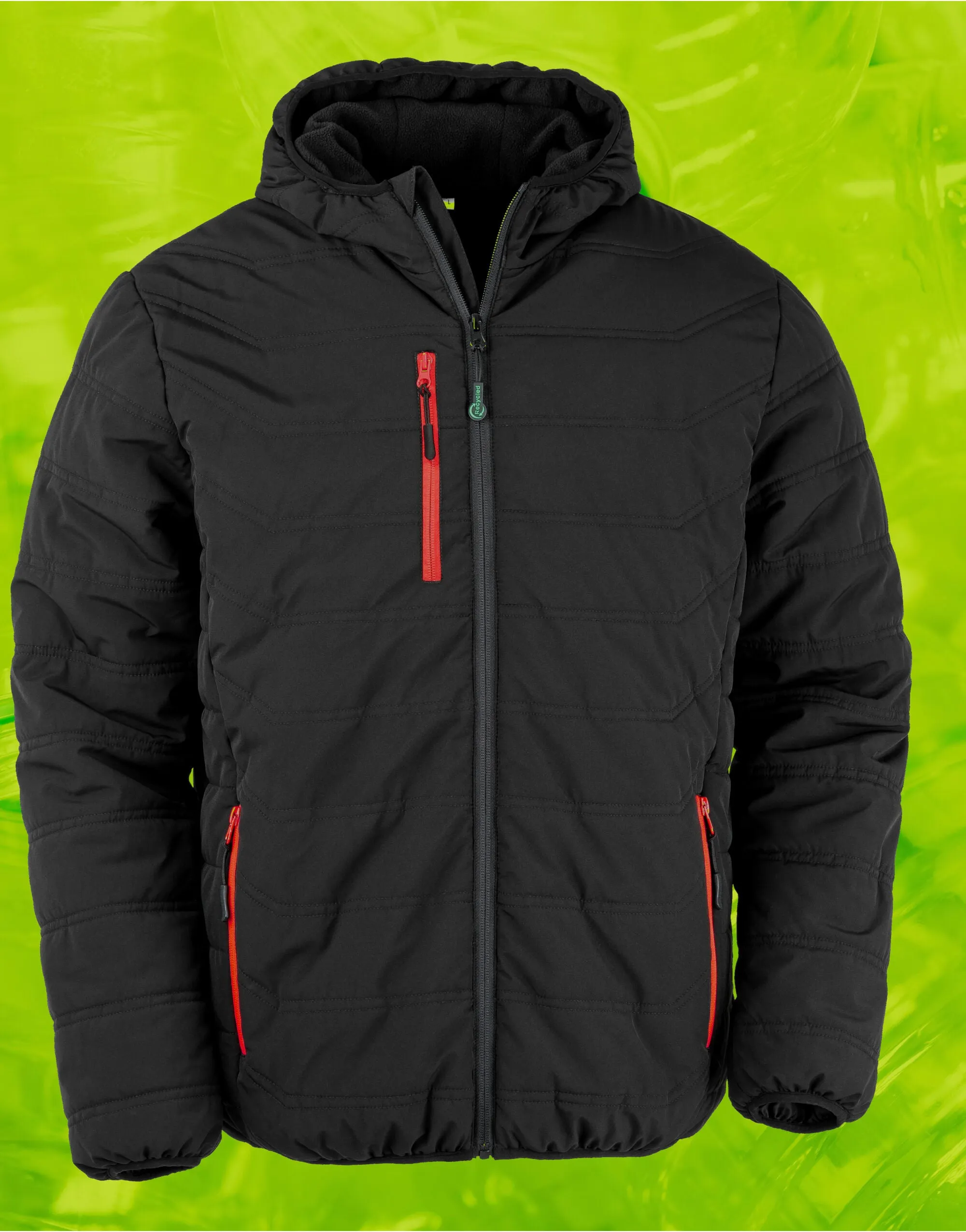 R240X Result Black Compass Padded Winter Jkt