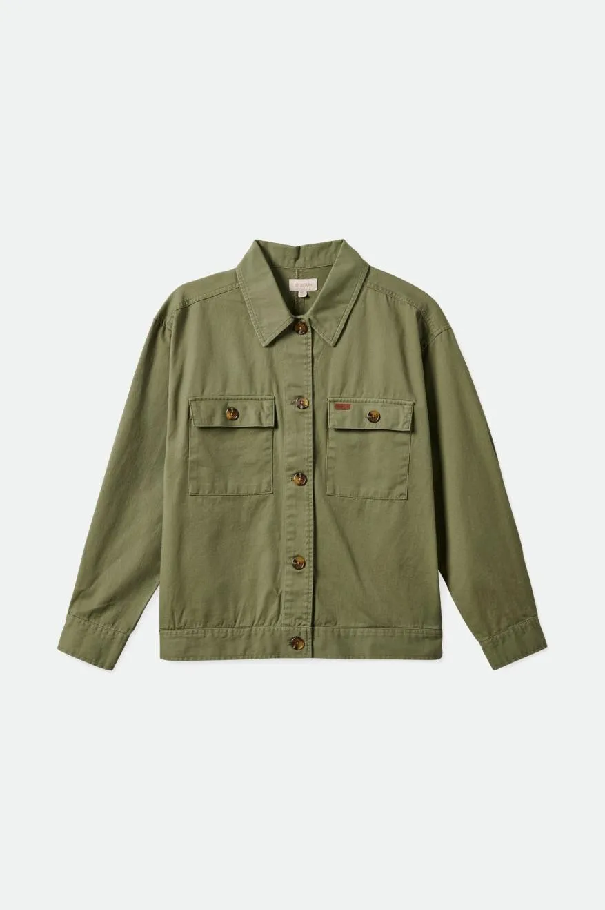Stark Trucker Jacket - Olive Surplus