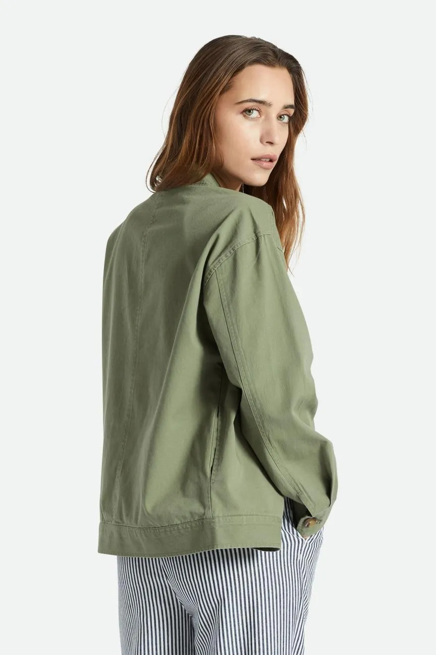 Stark Trucker Jacket - Olive Surplus