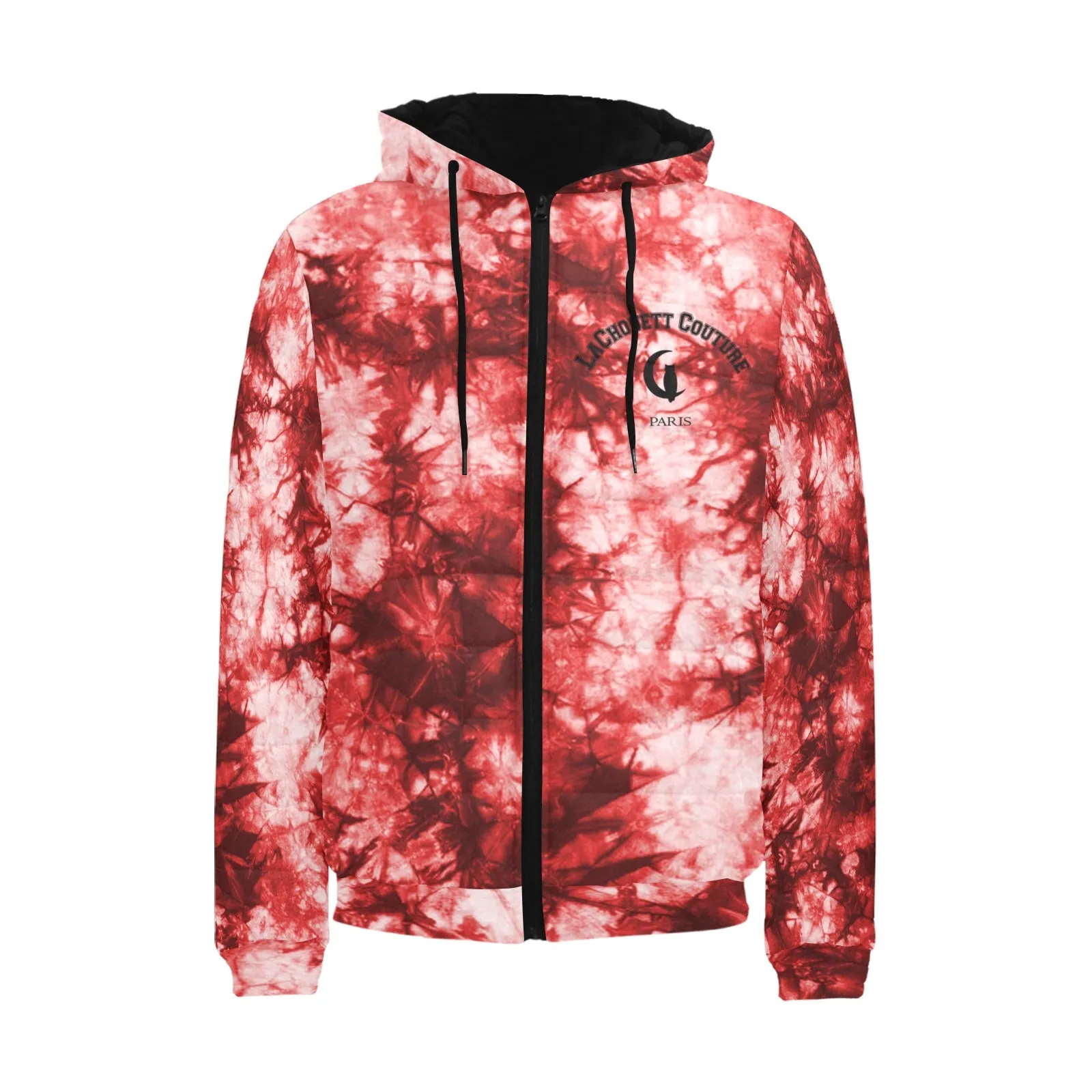 TIE DYE Men's Padded Hooded Jacket