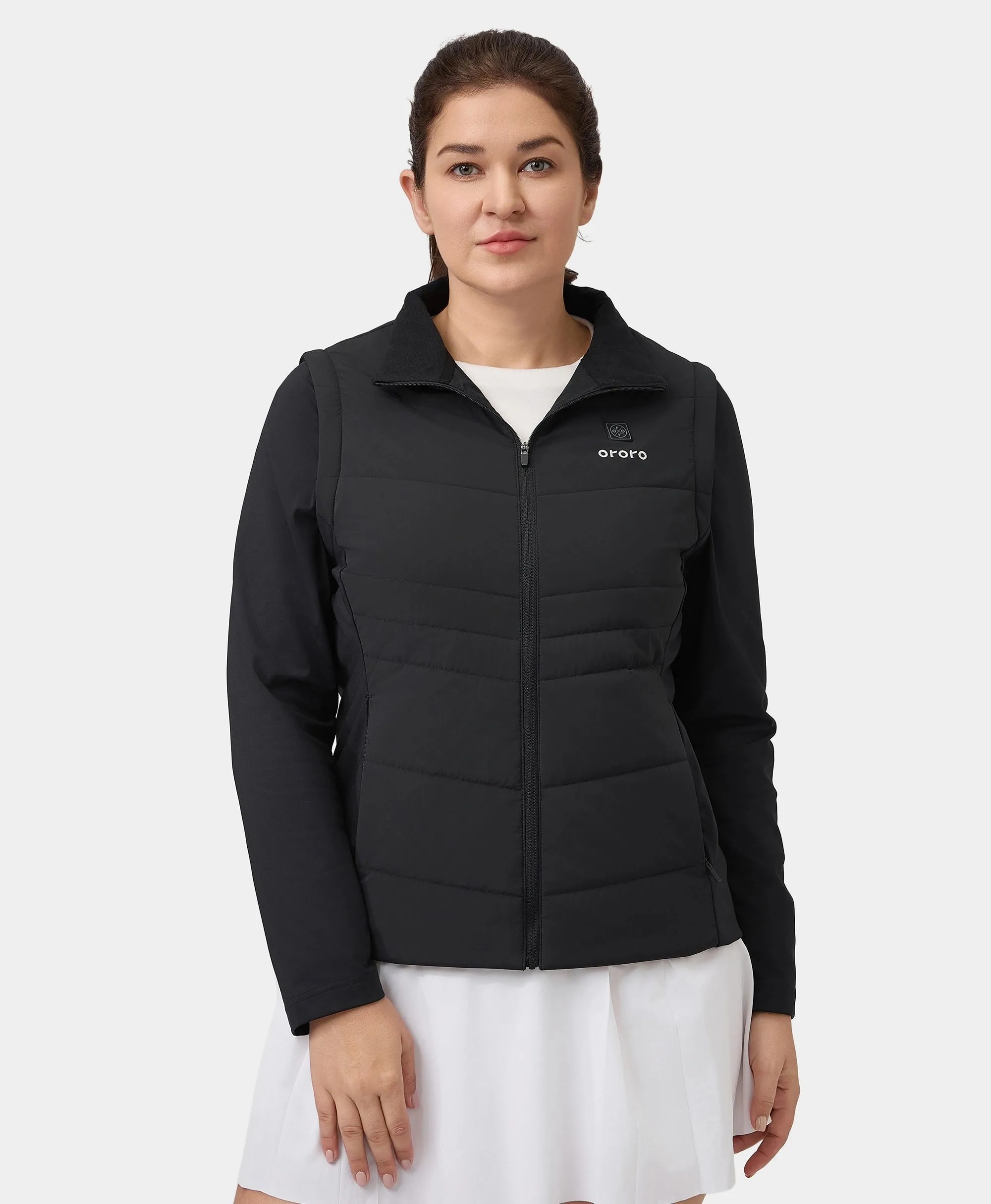 Turnberry Women's Heated Golf Jacket w/ Zip-off Sleeves
